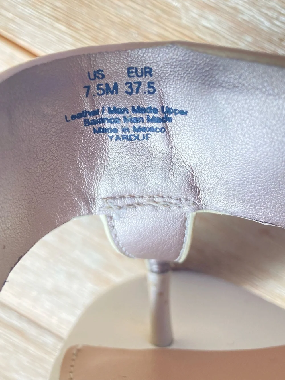 Sam Edelman Yardlie Cork Wedge Thong Sandals White Leather Gold Logo 7.5